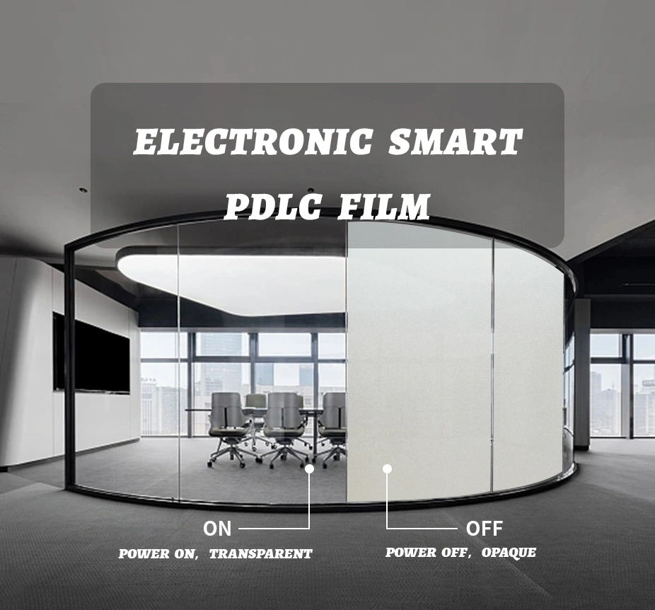Electric Pdlc Privacy Film Self Adhesive Smart Film for Car Window and Building Protective Dimming Smart Glass Film