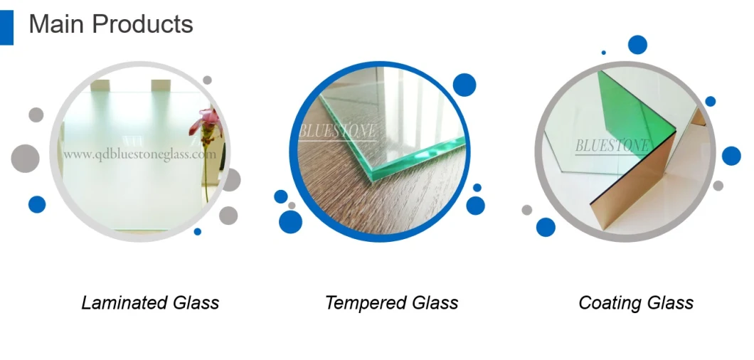 6.38mm Clear /Tinted Laminated Glass