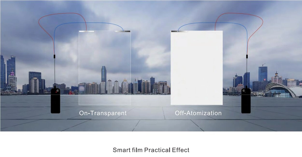 Self Adhesive Smart Glass Pdlc Film/Switchable Smart Pdlc Film/Privacy Smart Glass Film/Switchable Smart Glass Film