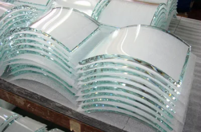 Bent/Curved/Shaped Design Tempered Glass/Laminated Glass/ LED Mirror / Building Glass/Furniture Glass